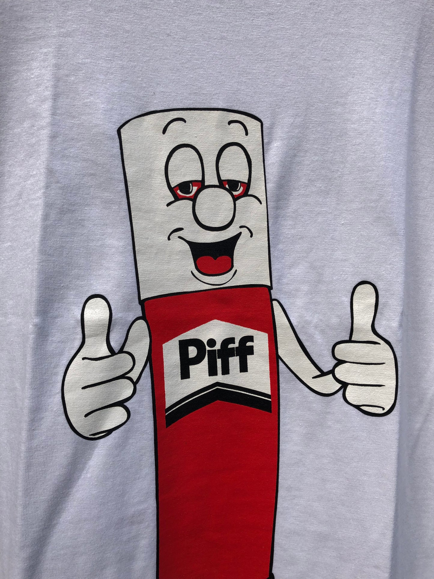 Piff Sticks Glue Logo T-shirt White