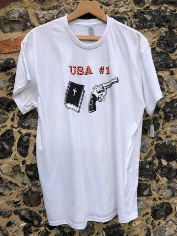 Dear Skating USA #1 T-shirt White