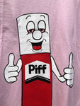 Piff Sticks Glue Logo T-shirt Pink