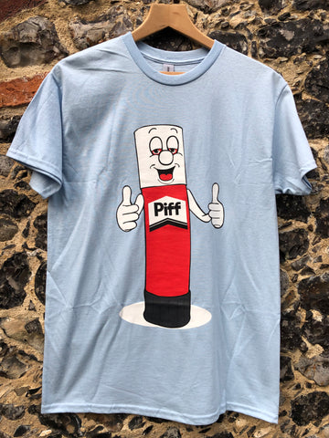 Piff Sticks Glue Logo T-shirt Baby Blue