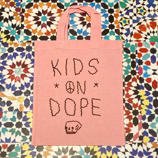 Drug Store mini tote pink kids on dope